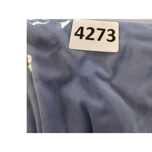 Hanes Large Cloud Knit Blue Comfort Sleep V Neck Short Sleeve Top NEW NWT - Picture 10 of 10